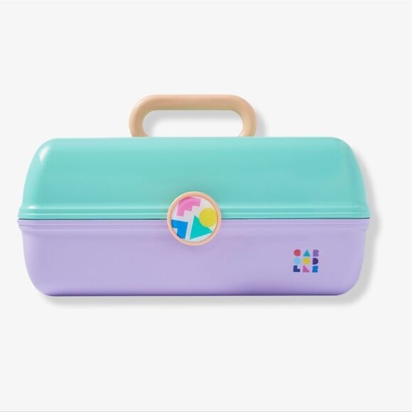 Caboodles On The Go Girl Makeup Vanity Case- Teal/Purple - Picture 5 of 8